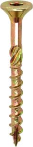 Woodies Ultimate 5.0x 30 18 platverzonken kop T-25 geelverzinkt 61450311
