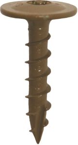 Woodies Ultimate paalhouderschroef tellerkop 8.0x50 T-40 shield 61981401