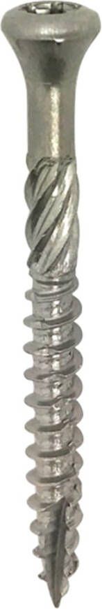 Woodies Ultimate vlonderschroef 5.0x60 deeldraad platverzonken kop T-25 rvs410 | Mtools - Foto 1