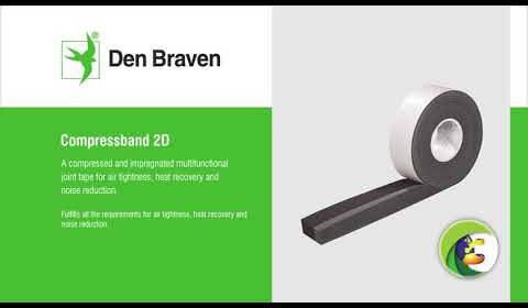 Den Braven Zwaluw Compressband 10 2 10X10 Mm 12 5M Rol 201716 - Foto 3