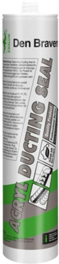 Den Braven Zwaluw Acryl Ducting Seal | 310 ml | Zilver-grijs | 12 stuks 12001748