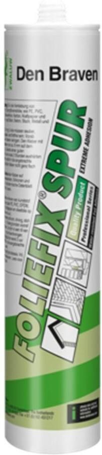 DEN BRAVEN Zwaluw Foliefix SPUR Hybride lijm 310 ml Groen | Mtools