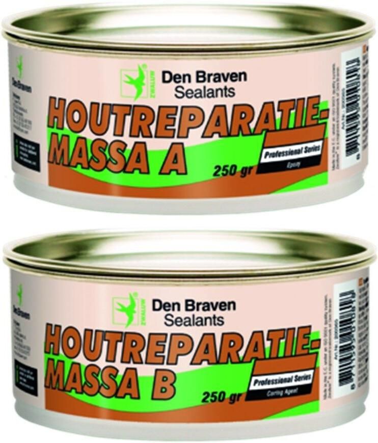 DEN BRAVEN Zwaluw Houtreparatie massa 500 gr Naturel | Mtools