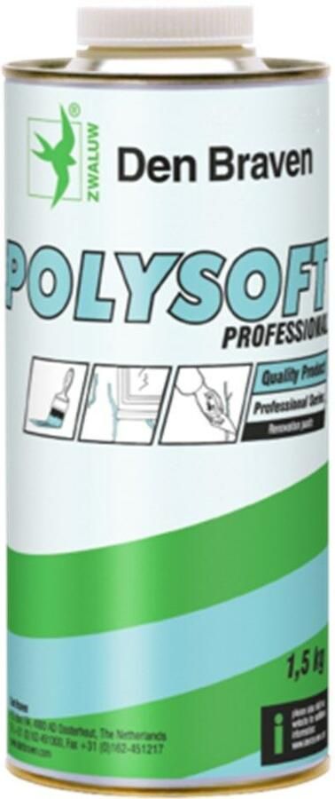 Den Braven Zwaluw Polysoft 1 5 Kg Wit 200592 - Foto 1