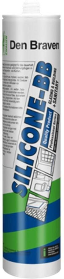 Den Braven Zwaluw Sil-Bb 310Ml Zwart 10258301