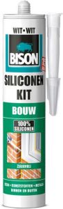 Bison Siliconenkit Bouw Wit Crt 300Ml*12 Nlfr 1491357