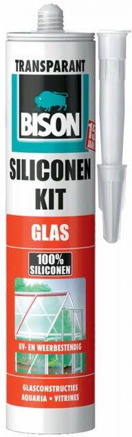 BISON Siliconekit Glas Transparant 300ml | Mtools