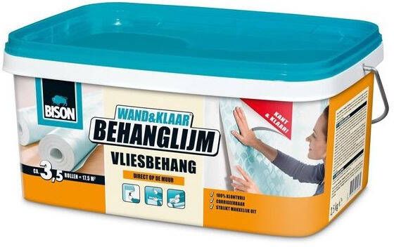 Bison Wand&Klaar Behanglijm Vliesbehang Emmer 2.5Kg 6302992