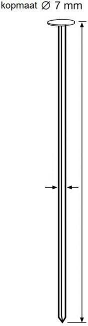 Dutack Draadnagelsagel 3.1mm 21° gegalv 83mm ds 4000 st. 5261017 - Foto 1