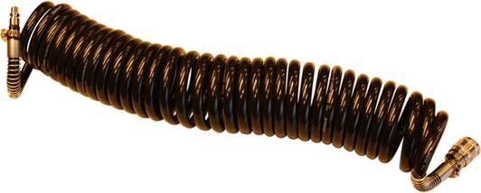 Dutack Air Spiraalslangset PU zw7.5 m 8x12mm 10 bar 4844045