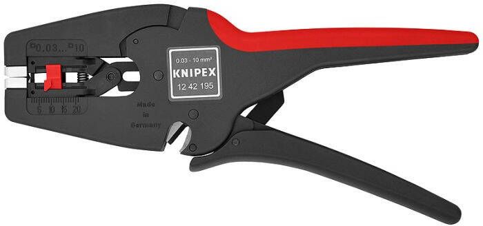 Knipex 1242195 Afstriptang automatisch 0 03-10 mm² | Mtools