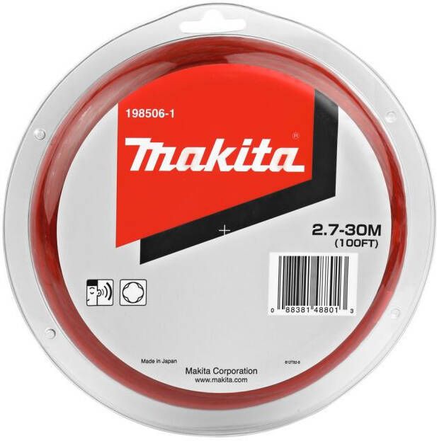 Makita 198506-1 Maaidraad 2 7mm x 30m &apos;Fluister&apos; | Mtools