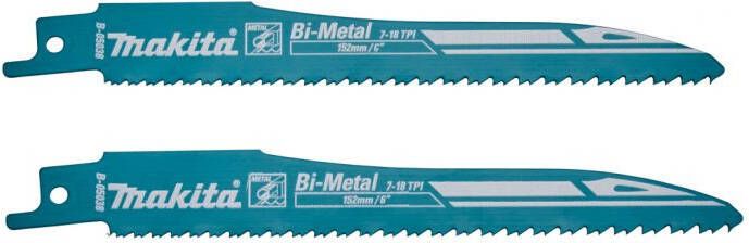 Makita B-05038-2 Reciprozaagblad 132 metaal S123X | Mtools