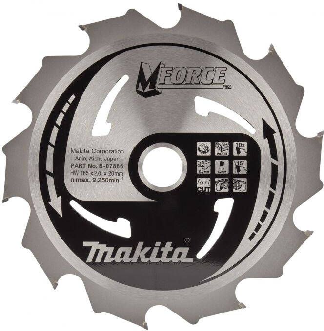 Makita Accessoires Zaagb Hout 165x20x10T 15G B-07886