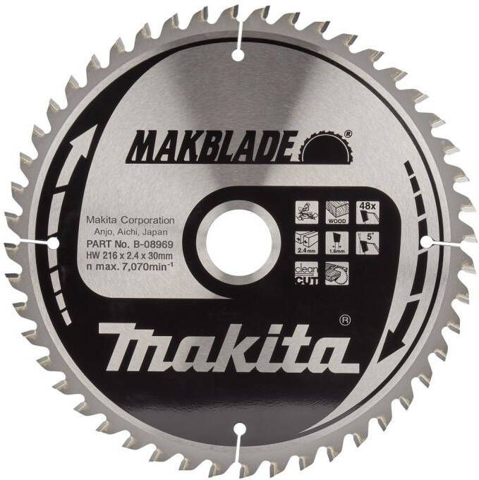 Makita B-08969 Afkortzaagblad Hout | Mtools