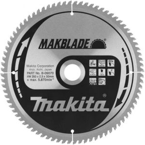 Makita B-09070 Zaagb hout 260x30x2 3 80T 5g | Mtools