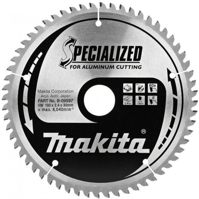 Makita B-09597 Cirkelzaagblad Aluminium | Mtools