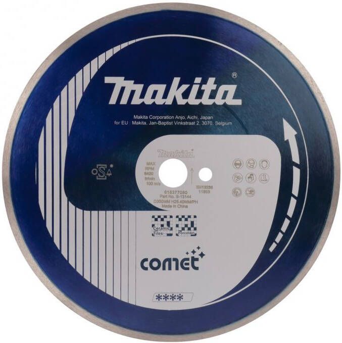 Makita Accessoires Diamantschijf 300x20mm blauw B-13144