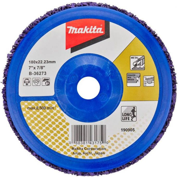 Makita Accessoires Reinigingsschijf 180mm paars B-36273
