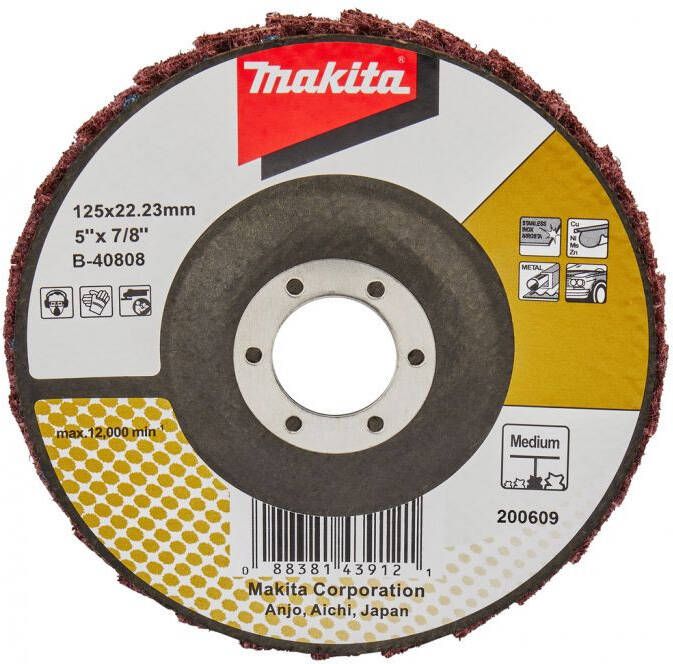 Makita Accessoires Lamellen conditioneringschijf 125mm medium B-40808