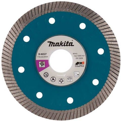 Makita B-46327 Diamantschijf 115x22 23x1 4mm | Mtools