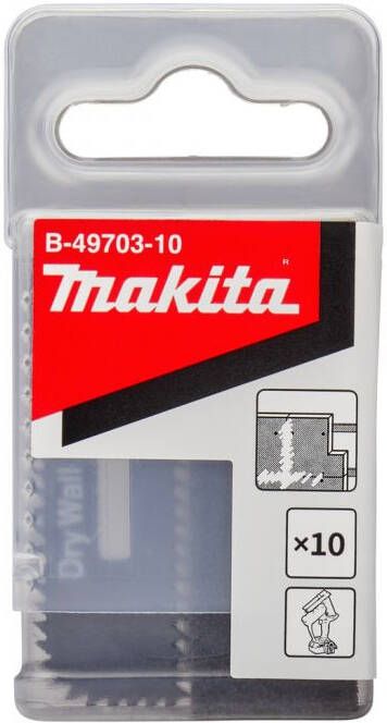 Makita Accessoires Zaagblad gips | 55X18X0 55mm | 10 stuks B-49703-10