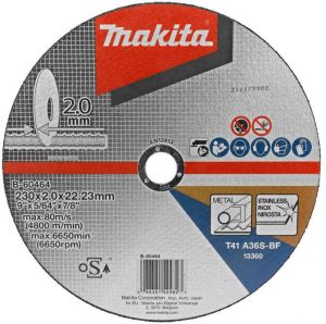 Makita B-60464 Doorslijpschijf 230x22 23x2 0mm RVS staal | Mtools