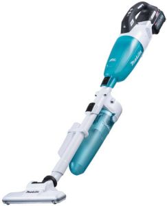 Makita CL001GA224 | Steelstofzuiger | 40 V Max | Witte uitvoering met blauwe transparante capsule | met cycloon stofafscheider | 2 0 Ah accu | 2 st | lader | in doos