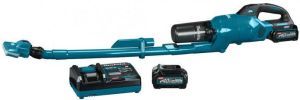 Makita CL003GD201 | 40V Max | Steelstofzuiger Blauw | 2 5 Ah accu (2 st) en snellader