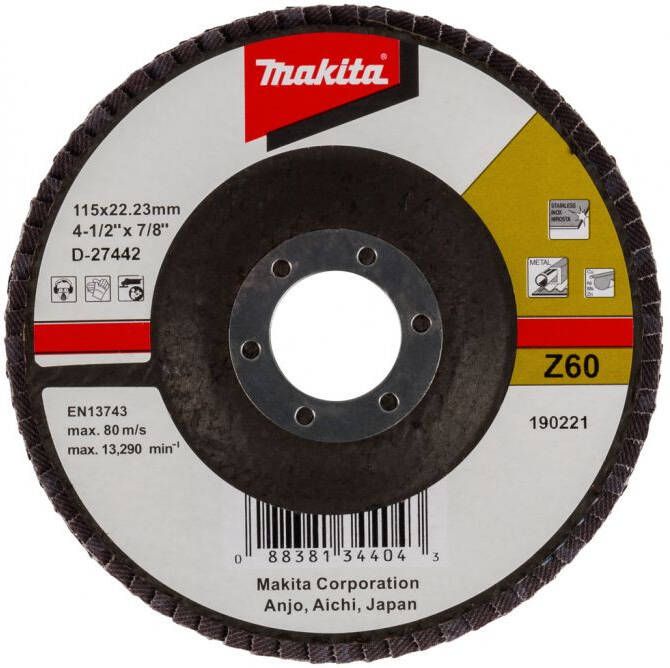 Makita Accessoires Lamellenschuursch. 115x22 K60 D-27442