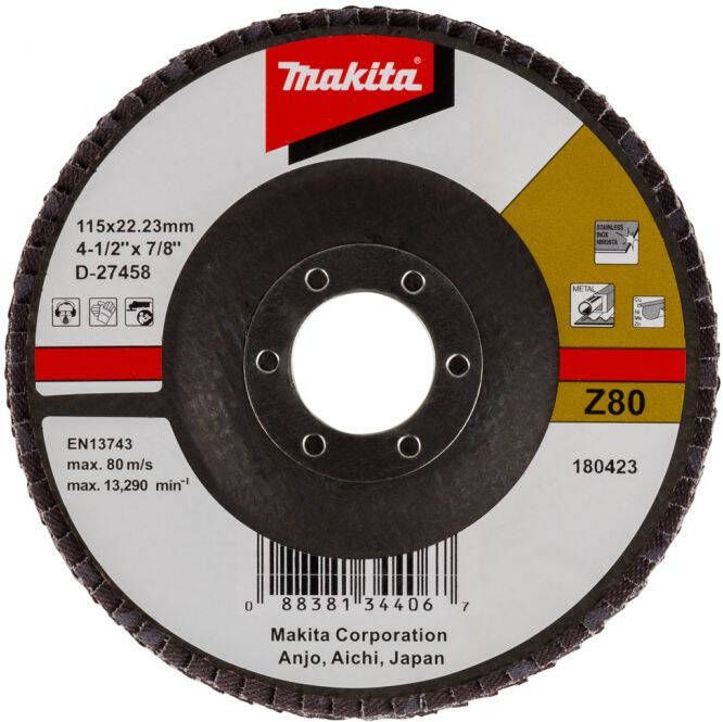 Makita Accessoires Lamellenschuursch. 115x22 K80 D-27458