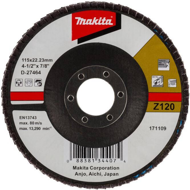 Makita Accessoires Lamellenschuursch. 115x22 K120 D-27464