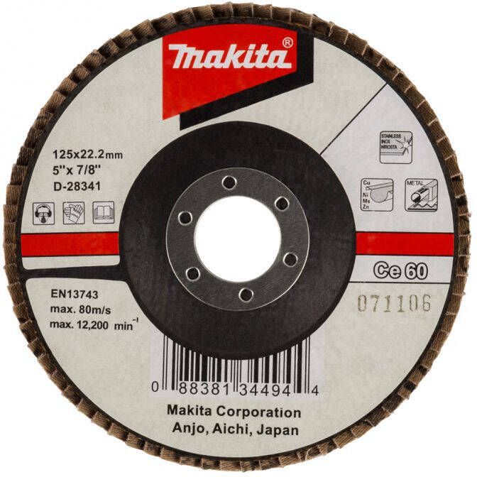 Makita Accessoires Lamellenschuursch. 125x22 K60 D-28341