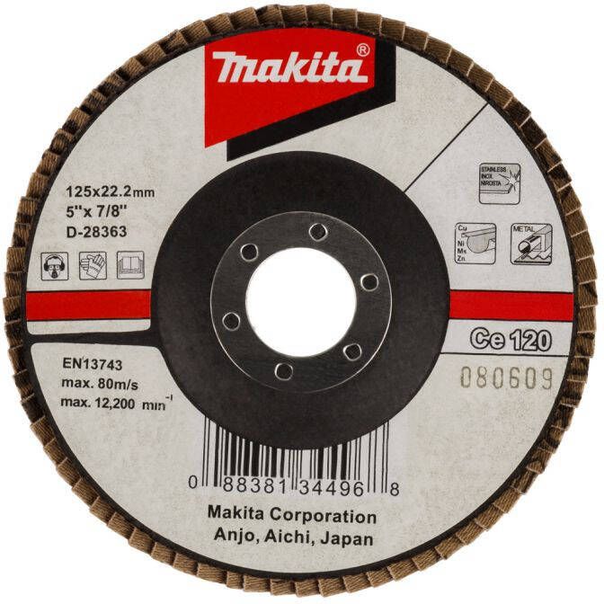 Makita Accessoires Lamellenschuursch. 125x22 K120 D-28363