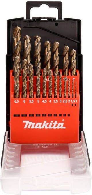 Makita D-29876 Borenset 19-delig metaal | Mtools