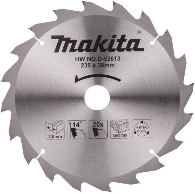 Makita D-52613 Cirkelzaagblad Hout | Mtools