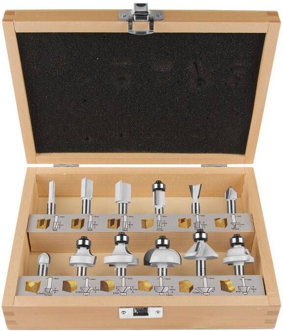 Makita Accessoires Freesset 12-dlg 8mm D-53556