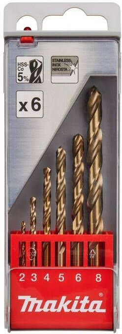 Makita Accessoires Metaalborenset 6-delig D-57168