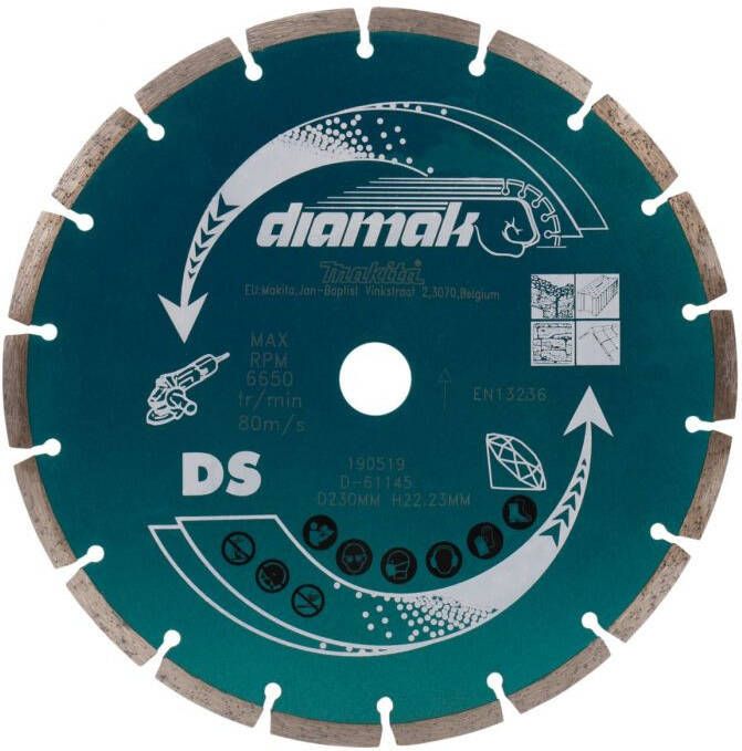 Makita D-61145 Diamantschijf 230x22 23x2 4mm | Mtools