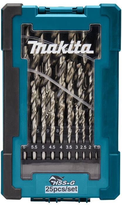 Makita D-67555 Borenset metaal 1-13mm | Mtools