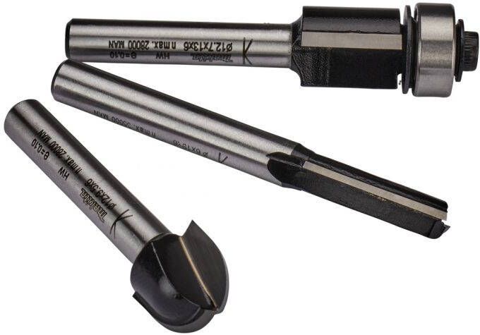 Makita Accessoires Frezenset 6mm 3-delig D-70459