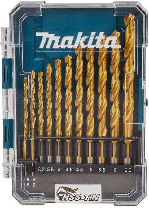 Makita Accessoires D-72855 | Metaalborenset | 13-delig D-72855