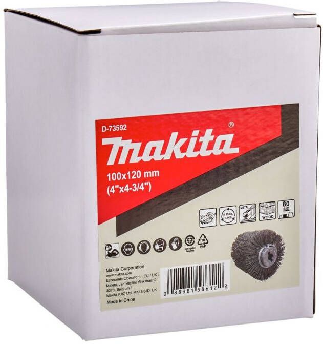 Makita D-73592 Schuurborstel 100x120mm | Mtools