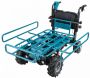 Makita DCU604Z Accu Kruiwagen met rek | 2x 18V | Body | Zonder Accu's & Laders - Thumbnail 1