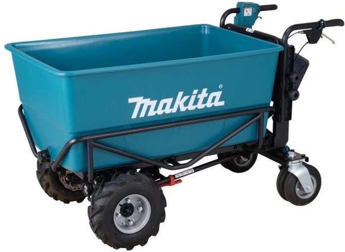 Makita DCU605Z Accu Kruiwagen met laadbak | Body | 2x 18V | Zonder Accu's & Laders