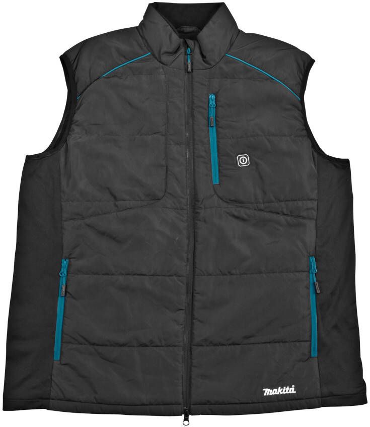 Makita DCV202Z3XL Verwarmd vest XXXL | Zonder accu&apos;s en lader | Inclusief jasadapter | In doos DCV202Z3XL