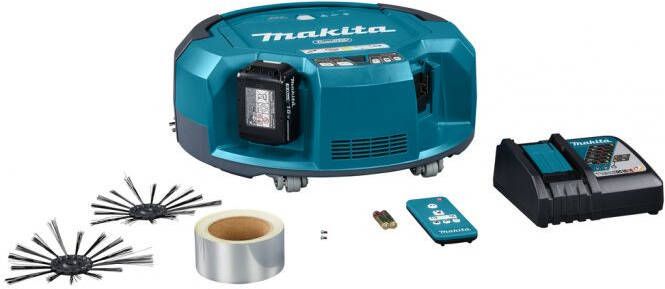 Makita DRC200RT Robotstofzuiger | 2x 18v | 5.0 Ah accu + snellader