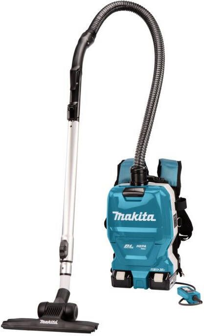 Makita DVC261TX22 2x18 V Rugstofzuiger voor schoonmaak | Mtools