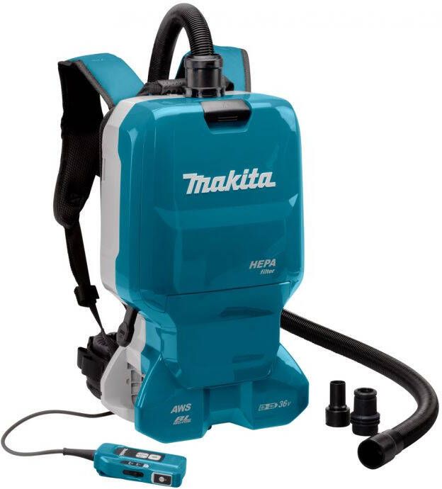 Makita DVC665ZU 2x18 V Rugstofzuiger | Mtools