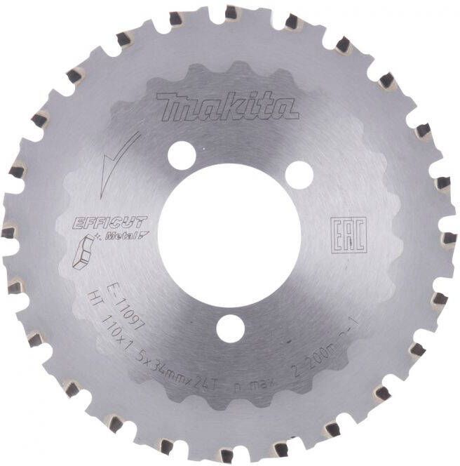 Makita Accessoires Cirkelzaagblad betonstaal | 110x34mm efficut 24T E-11097